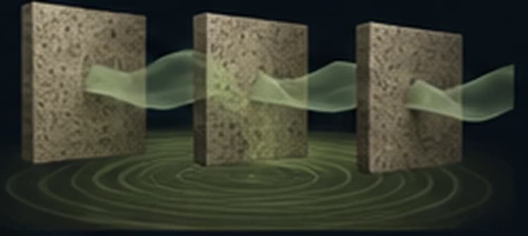 Porous mineral elements absorbing humidity without power
